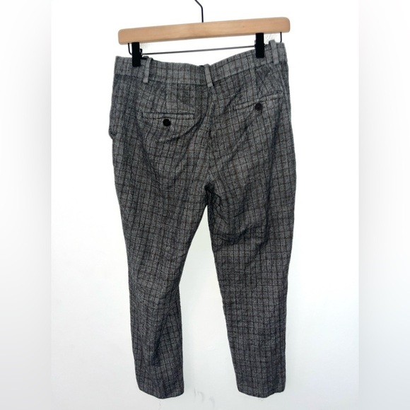 THEORY Wool Plaid Trouser Pants Size 4 - Picture 4 of 12